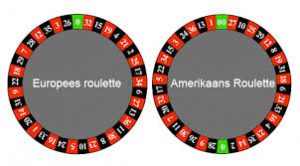 amerikaanse en europese roulette